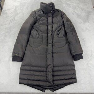 Soia Kyo XS Black Down Feather Long Puffer Jacket